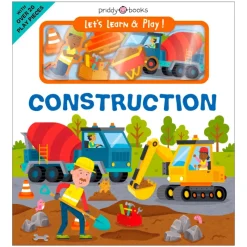 Books|priddy Books Let's Learn & Play! Construction Board Book
