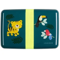 On-The-Go Feeding|A Little Lovely Company Lunch box: Jungle Tiger