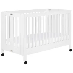 Cribs|Babyletto Maki Portable Folding Crib with Toddler Bed Conversion Kit