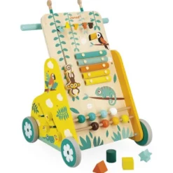 Activity Toys|Janod Multi-Activity Trolley