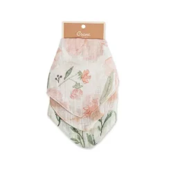 Bibs & Burp Cloths|Crane Muslin Bib Set - 3 Pack