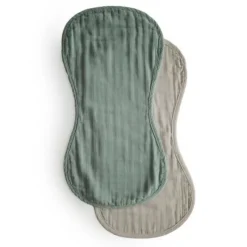 Bibs & Burp Cloths|Mushie Muslin Burp Cloth Set - 2 Pack