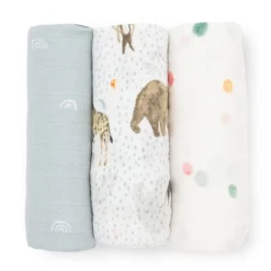 Swaddles|Little Unicorn Muslin Swaddle - 3 Pack
