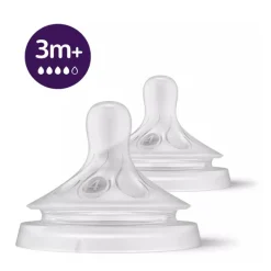 Bottle Feeding|Philips Avent Natural Response Nipple - 2 Pack