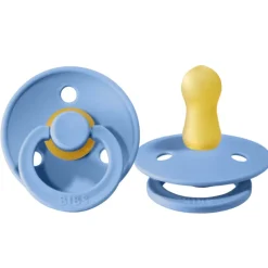 Pacifiers|BIBS Natural Rubber Colour Pacifier - 2 Pack