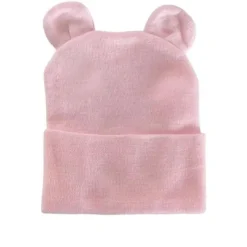 Hats|Kidcentral Essentials Newborn Knitted Bear Ear Hat