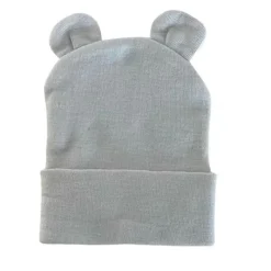 Hats|Kidcentral Essentials Newborn Knitted Bear Ear Hat