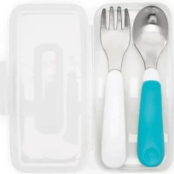 Tableware|Oxo Tot On-the-Go Fork & Spoon Set with Case