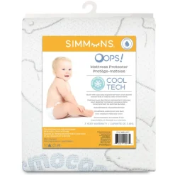 Mattresses|Mattresses|Simmons OOPS ThermoCool Crib Mattress Protector