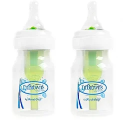 Bottle Feeding|Dr Brown's Options 2oz Bottle - Preemie - 2 Pack