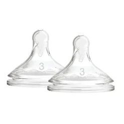 Bottle Feeding|Dr Brown's Options+ Wide Neck Nipples - 2 Pack