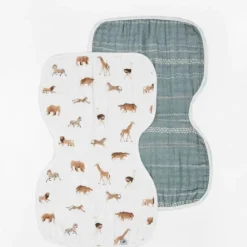 Bibs & Burp Cloths|Little Unicorn Organic Burp Cloth - 2 Pack