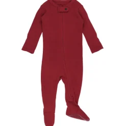Pajamas|L'ovedbaby Organic Thermal 2-Way Zipper Footie