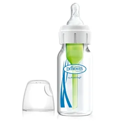 Bottle Feeding|Dr Brown's 4oz Options+ Glass Narrow Bottles