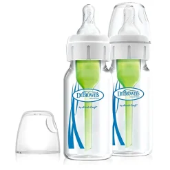 Bottle Feeding|Dr Brown's 4oz Options+ Glass Narrow Bottles