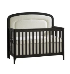 Cribs|Natart Juvenile Palo 5-in-1 Upholstered Convertible Crib