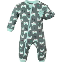Sleepers|ZippyJamz Patterned Organic Footless Sleepers