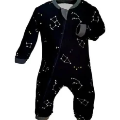 Sleepers|ZippyJamz Patterned Organic Footless Sleepers