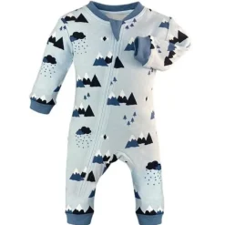 Sleepers|ZippyJamz Patterned Organic Footless Sleepers