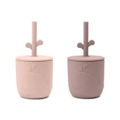 Tableware|Done by Deer Peekaboo Straw Cup 2-pack Wally
