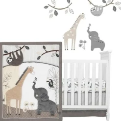 Bedding|Lambs & Ivy 4-piece Crib Bedding Set