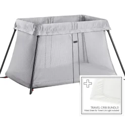 Playards|BabyBjorn Play Yard Light Bundle With Fitted Sheet