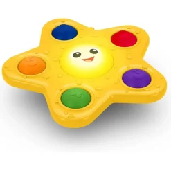 Sensory Toys|Baby Einstein Pop & Glow Starfish Suction Cup Toy