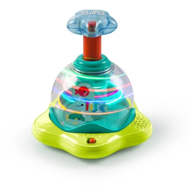 Sensory Toys|Bright Starts Press & Glow Spinner