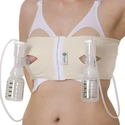 Nursing Bras & Tanks|PumpEase Hands Free Pumping Bra - Natural