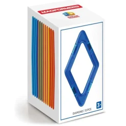 Building Toys|Magformers Rainbow Magnetic Shapes - 12 Pieces