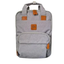 Backpack Diaper Bags|La Petite Ourse Signature Diaper Bag - Grey