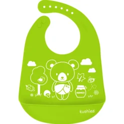 Bibs & Burp Cloths|Kushies Silicatch Bib