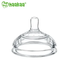 Bottle Feeding|Haakaa Silicone Gen3 Anti-Colic Nipple 2 Pack