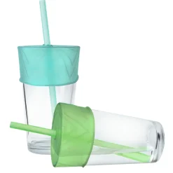 Tableware|GoSili Silicone Straw Lid - 2 Pack