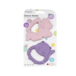 Silicone Teethers|Melii Baby Silicone Teethers - 2 Pack