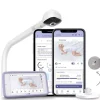 Video Monitors|Hubble Connected SkyVision AI Pro Baby Monitor with Adjustable Crib Mount