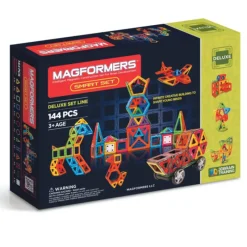 Building Toys|Magformers Smart Magnetic Set - 144 Pieces