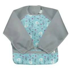 Bibs & Burp Cloths|Green Sprouts Snap + Go Easy-Wear Long Sleeve Bibs