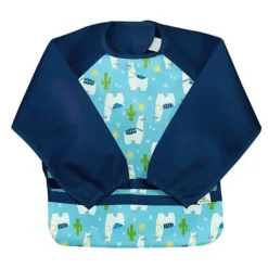 Bibs & Burp Cloths|Green Sprouts Snap + Go Easy-Wear Long Sleeve Bibs