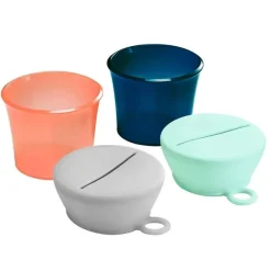 Self Feeders|Boon Snug Snack Cups with Lids -2 Pack