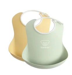 Bibs & Burp Cloths|BabyBjorn Soft Bib - 2 Pack