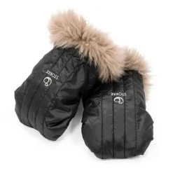 Stroller Accessories|Stokke Stroller Mittens - Onyx Black