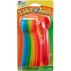 Tableware|The First Years Take and Toss Infant Spoons - 12 Pack