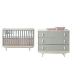 Cribs|Tulip Juvenile Tate Convertible Crib & 3-Drawer Dresser Combo