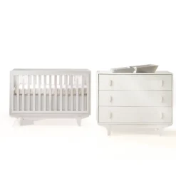 Cribs|Tulip Juvenile Tate Convertible Crib & 3-Drawer Dresser Combo