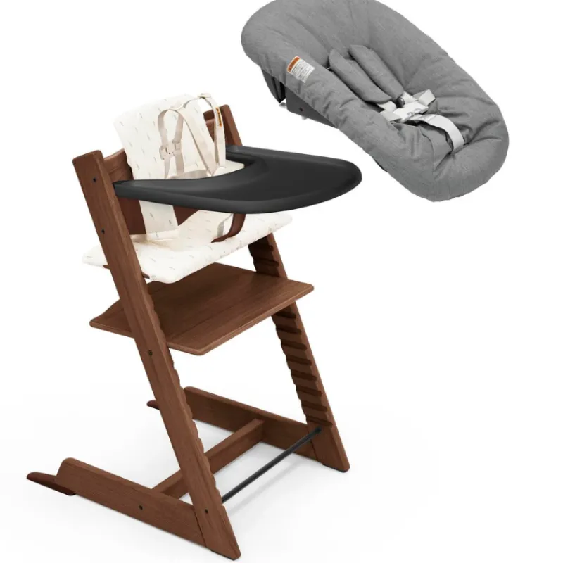 High Chairs|Stokke Tripp Trapp High Chair2 with Cushion, Newborn Set and Tray