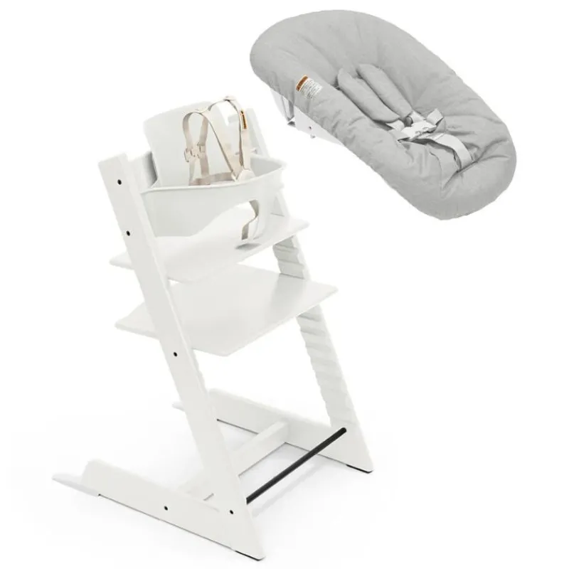 High Chairs|Stokke Tripp Trapp High Chair2 with Cushion, Newborn Set and Tray