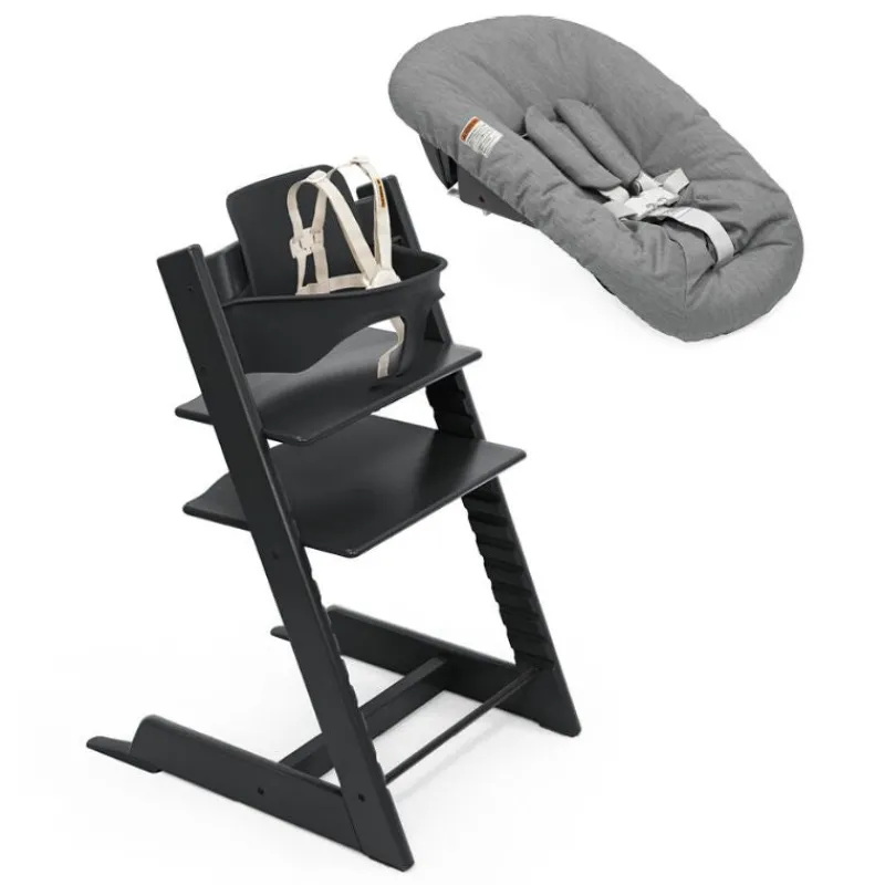 High Chairs|Stokke Tripp Trapp High Chair2 with Cushion, Newborn Set and Tray