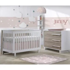 Cribs|Dressers|Tulip Juvenile Urban Convertible Crib and Urban 3 Drawer Dresser Combo