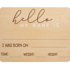 Milestones|Pearhead Wooden Fill in Photo Prop